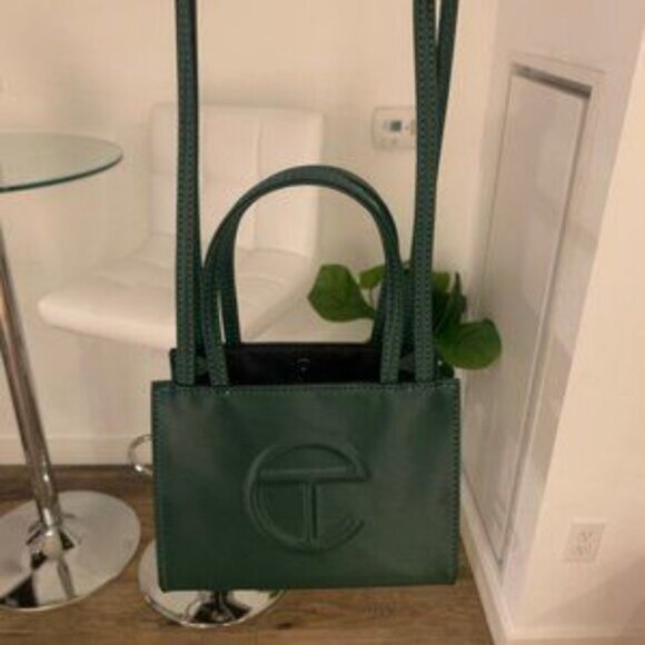 Telfar Small Dark Olive Shopping Bag - Picture 8 of 8
